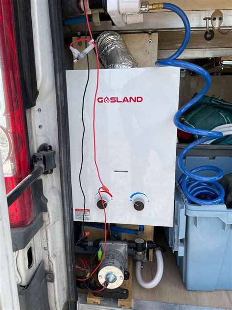 tankless water heater campervan